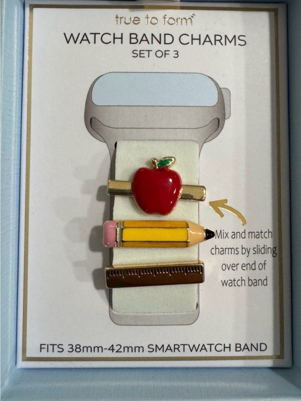 True to Form Teacher Watch Band Charms Set